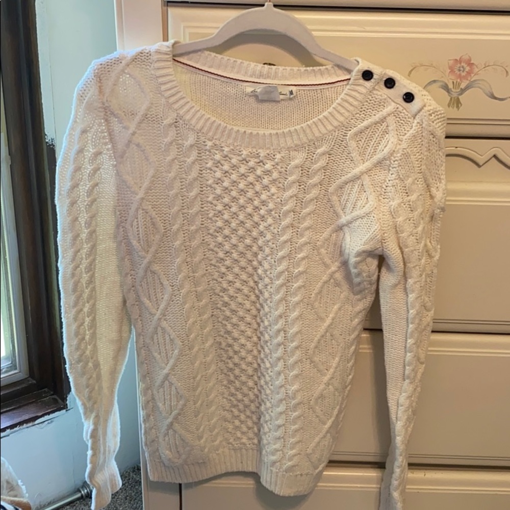 White sweater